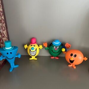Colorful Character Figurine Set